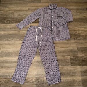 Sleepy Jones 100% Cotton Women’s Long Sleeve Pajama Set Size Small Floral